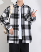 CM11 Black And White Plaid