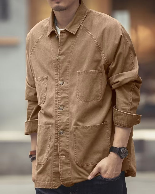 Versatile Casual Denim Jacket For Men