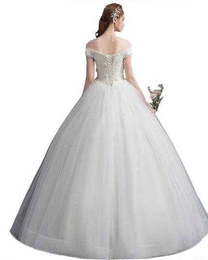 One-shoulder Bride Was Thin, High-waisted, Pregnant Women, Simple And Small, Tailed