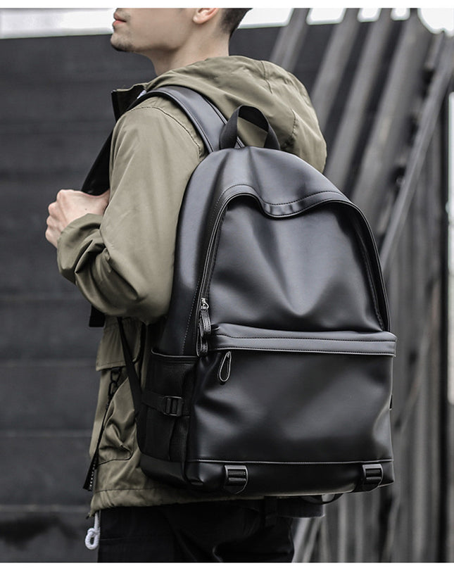 Men's backpack pvc large capacity usb waterproof backpack