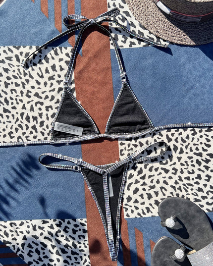 Women's Seperated Swimwear Shiny Bikini