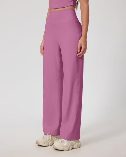 Straight Fitness Skinny Bell-bottom Pants High Waist