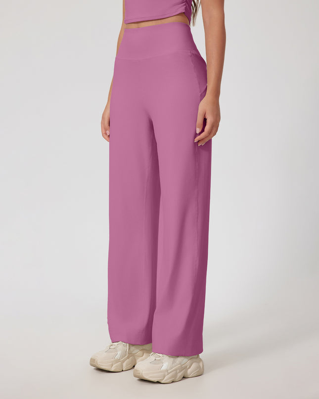 Straight Fitness Skinny Bell-bottom Pants High Waist