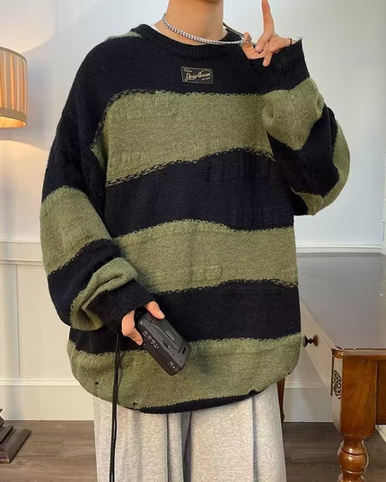 Simple All-match Round Neck Pullover Sweater