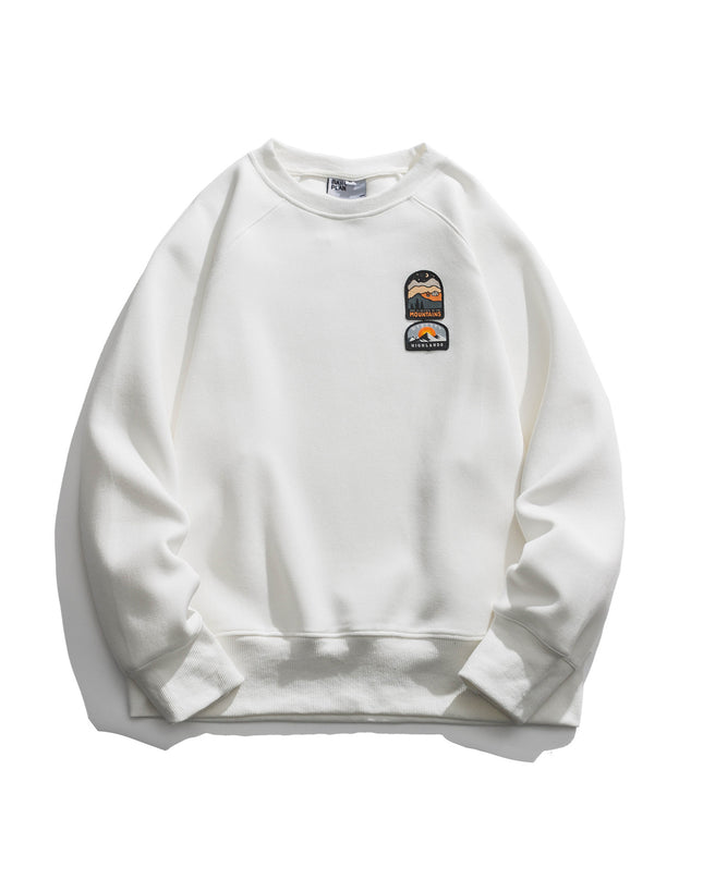 New Simple Drop-shoulder Sleeve Sweater For Men