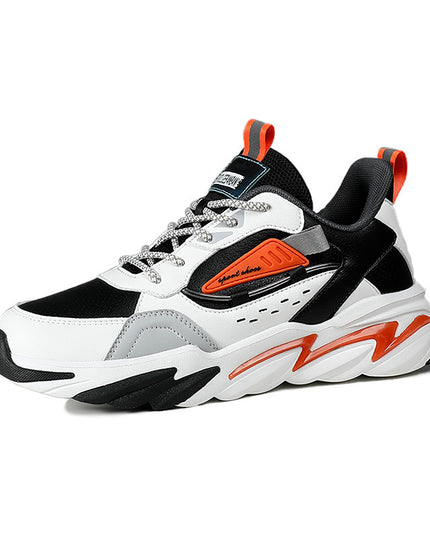 Men's Leather Surface Light And Versatile Sports Casual Shoes