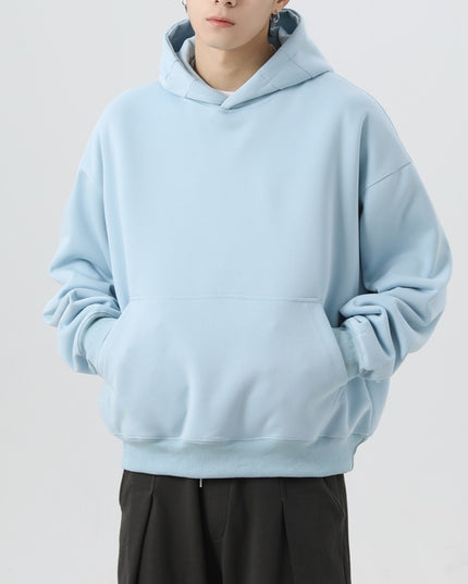 Heavy Profile Cropped Hoodie Men