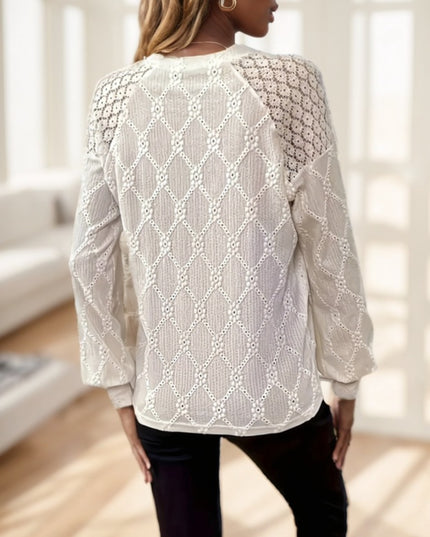Ladies Casual Long Sleeve Round Neck