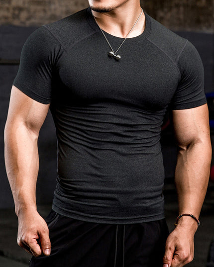 Fitness Tight Fitting Suit For Men With Breathability And Quick Drying
