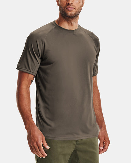 Summer Exercise T-shirt Men's Loose Round Neck