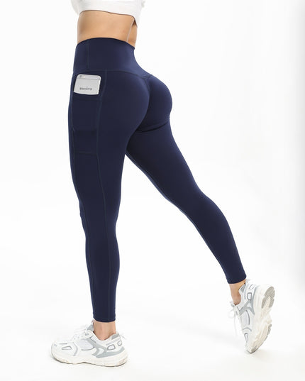 Women's Slim-fit Pocket High Waist Workout Sports Yoga Pants