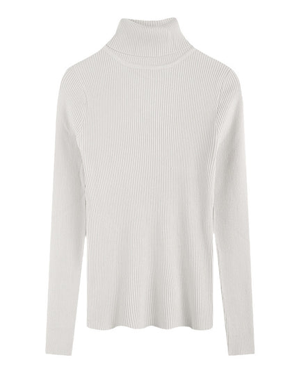 Thickening Inner Wear Skinny Versatile Long Sleeve Thermal Turtleneck Sweater For Women