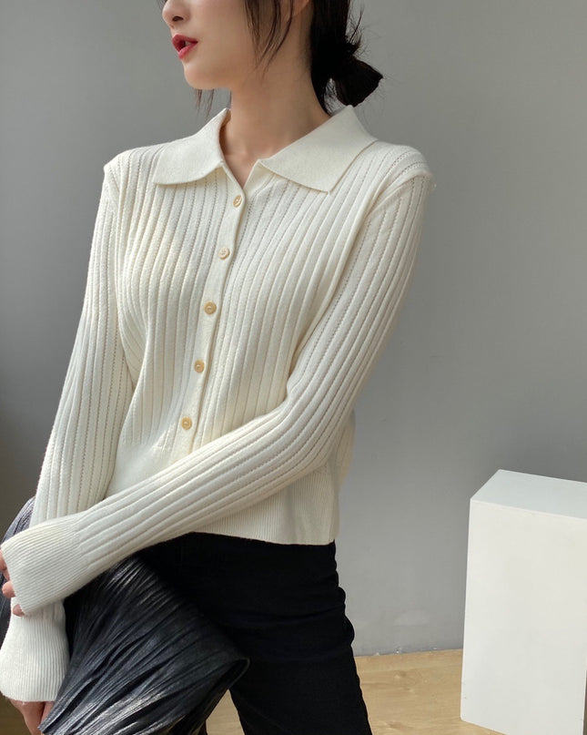 Long Sleeve New Cardigan Stitching Women