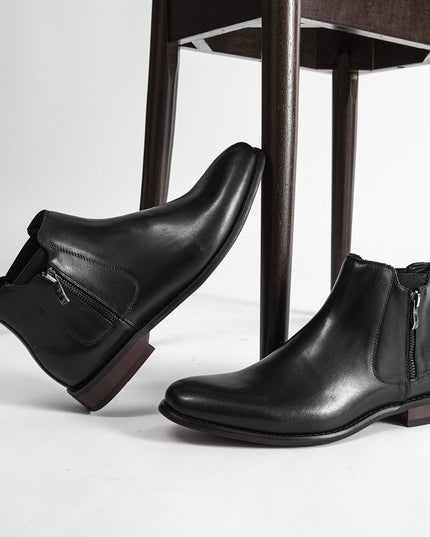 First Layer Cowhide  Boots Men's Leather