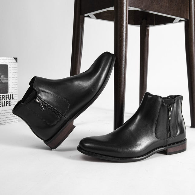 First Layer Cowhide  Boots Men's Leather