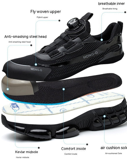 Lightweight Anti-smash And Anti-stabbing Work Shoes
