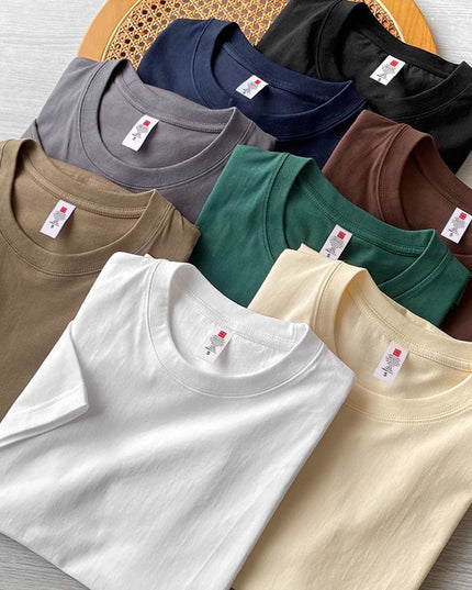 Men's Youth Half Sleeve T-shirt Loose Plus Size