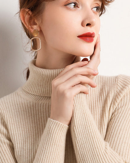 New Sweater Women's Turtleneck Pullover Slim Bottoming Shirt Thickened