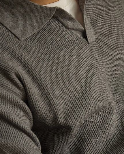 Heavy High-grade V-neck Sweater Pullover