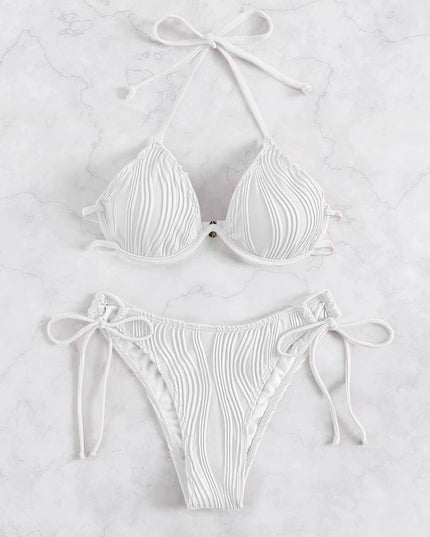 Women's Split Sexy Bikini Swimsuit With Steel Bracket