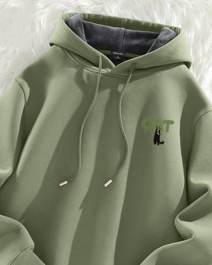 Velvet Padded Thickened Sweater All-matching Hooded Jacket
