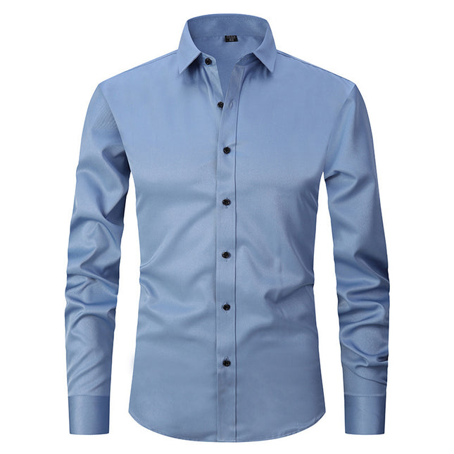 Stretch Long Sleeve Shirt Men's Work