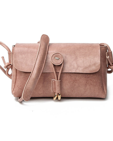 Oil Wax Leather Messenger Women's Fashion Shoulder Bag