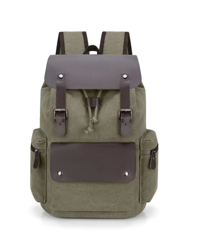 Retro Wear-resistant Large-capacity Backpack