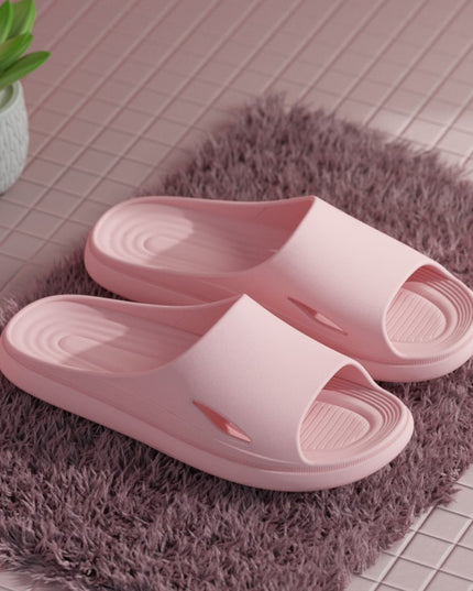 Home Sandals And Slippers For Men'S Home Indoor Non-Slip Summer Couple Thick Bottom
