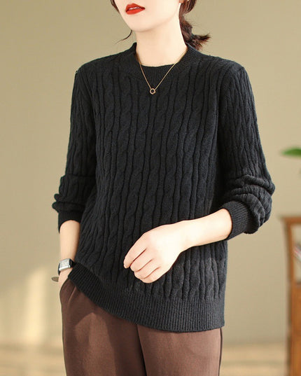 Western Style Outer And Inner Wear All-match Sweater