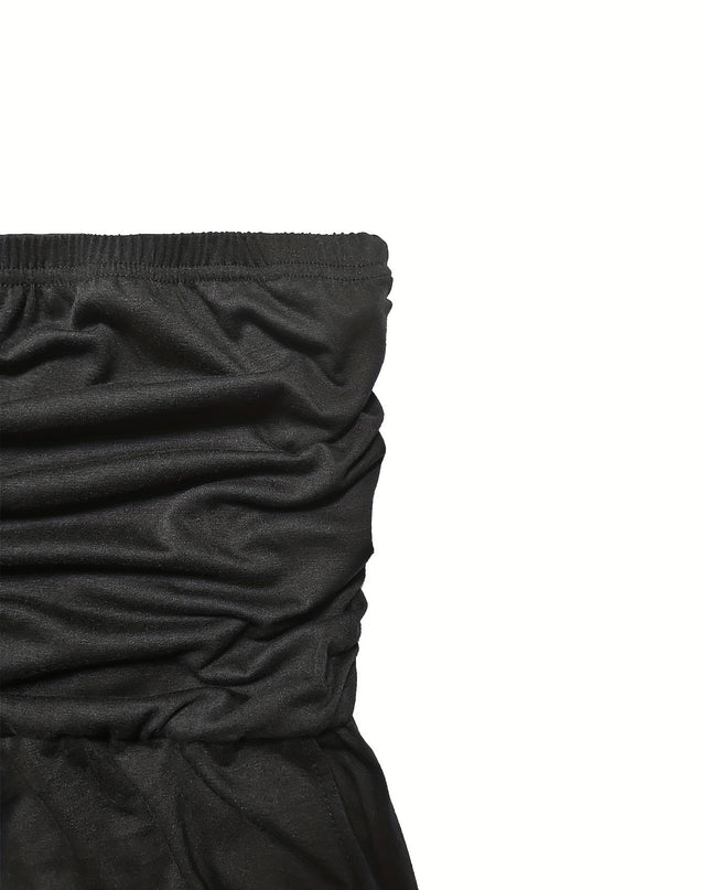 Strapless Without Belt Pockets One-piece Four Seasons Machine Washable