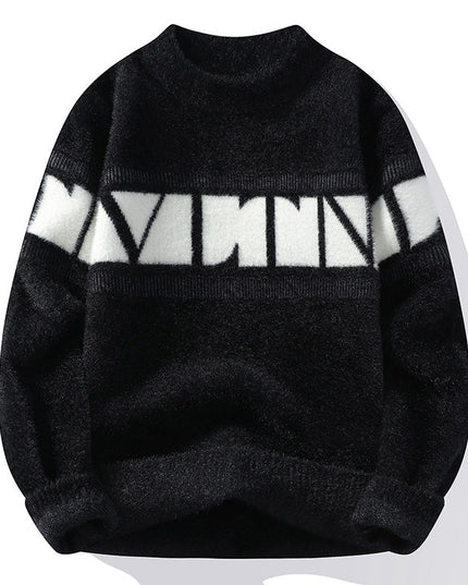 New Autumn And Winter Round Neck Men's Knitwear