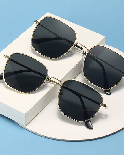 Men And Women Vintage Literary Box Sunglasses