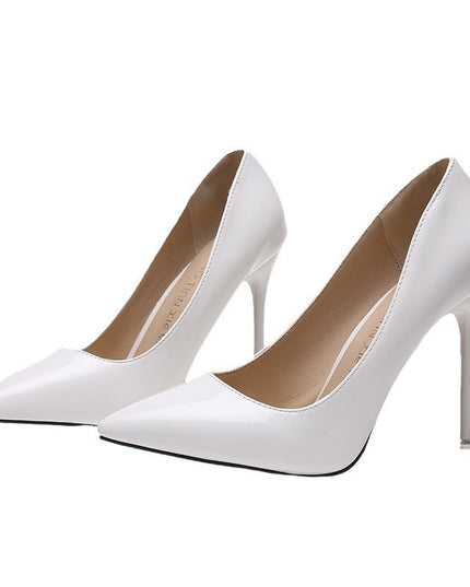 Women's Shoes Spring Nude Stiletto Heel Pointed High Heels