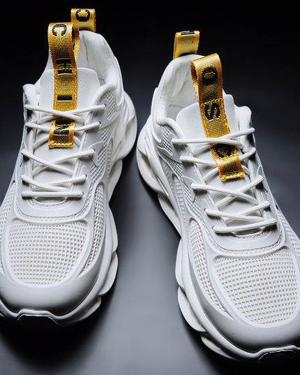 Inner Heightening Men's Shoes Invisible Heightening Breathable Mesh Shoes