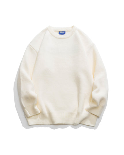 Men's New Back Letter Embroidered Sweater