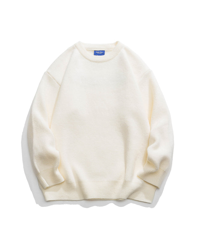 Men's New Back Letter Embroidered Sweater