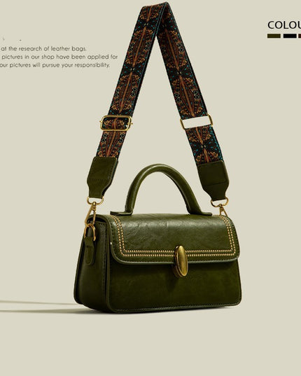Advanced Texture Retro Messenger Bag For Women