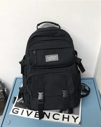 Korean Style Large Capacity All Match High School And College Student Schoolbag