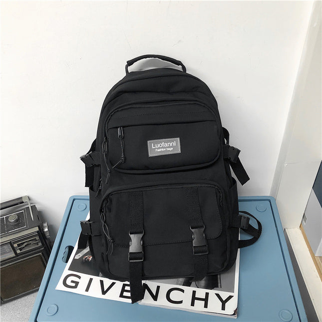 Korean Style Large Capacity All Match High School And College Student Schoolbag