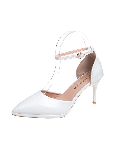 Women's High-heeled Sandals With Buckle Strap