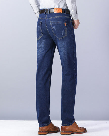 Business Casual Stretch Straight-leg Jeans