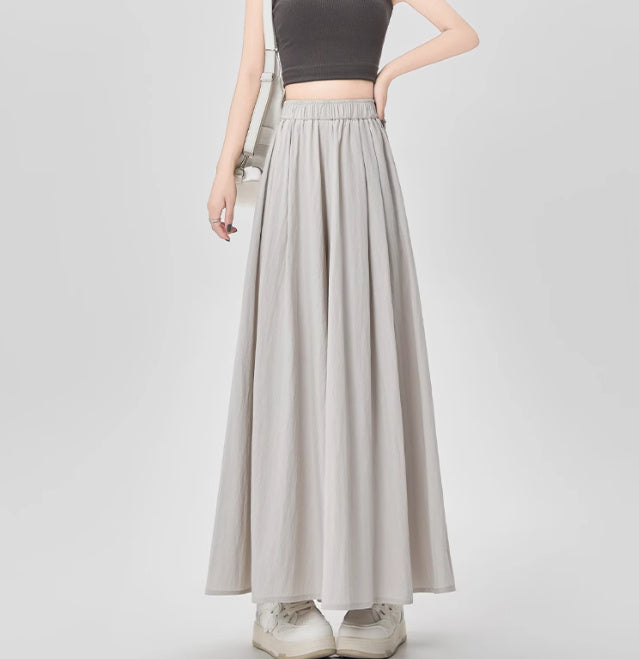 High-grade Half-length Dress High Waist Drooping Slimming Wide Leg Culottes