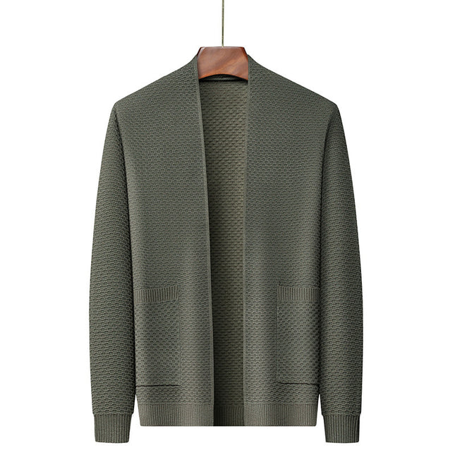 Men's Knitted Cardigan Sweater Coat