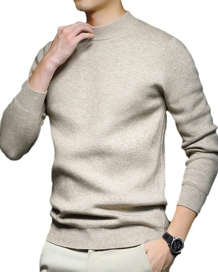 Men's Sweater Worsted Sweater Knitted Long Sleeve