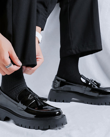 British Leather Shoes Men's Platform