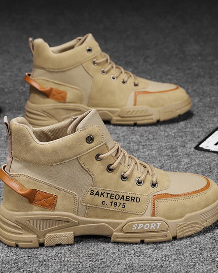 Men's Casual High Top Canvas Martin Boots