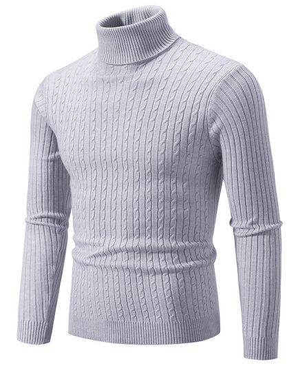 Retro Simple High Collar Bottoming Sweater Wear Casual Thin Slimming Knitwear