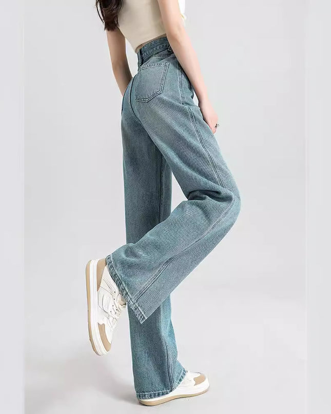 Fashionable Narrow Wide-leg Jeans For Women