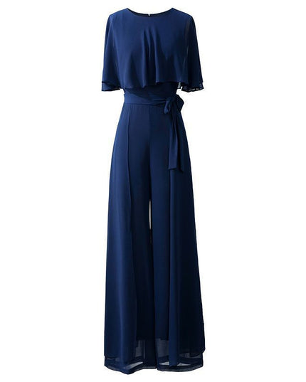 Ruffle Sleeve Jumpsuit Women's Long